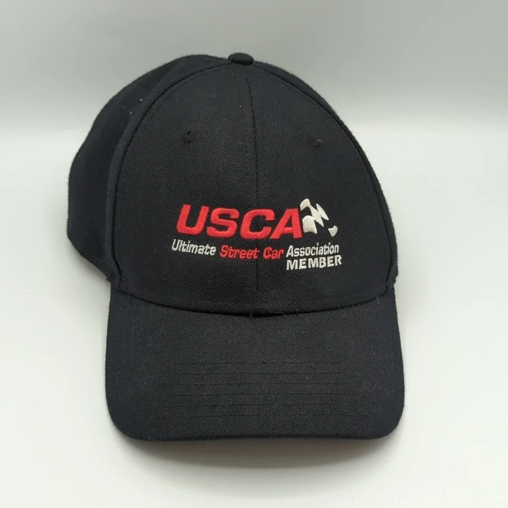 USCA Ultimate Street Car Association Member Hat Black Otto Cap Racing Motorsport